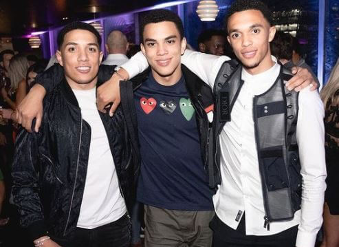 Dianne Arnold children Tyler, Marcel and Trent Alexander-Arnold.